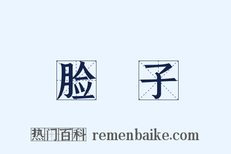 脸殻子是什么意思的图片